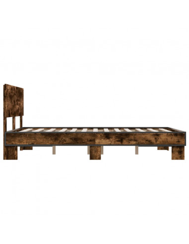 Giroletto Rovere Fumo 135x190 cm in Legno Multistrato Metallo