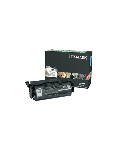 Lexmark T650A11E cartuccia toner 1 pz Originale Nero