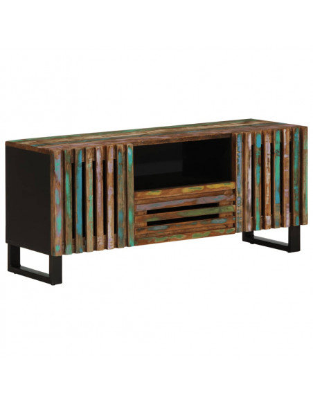 Mobile Porta TV 100x34x46 cm in Legno Massello di Acacia