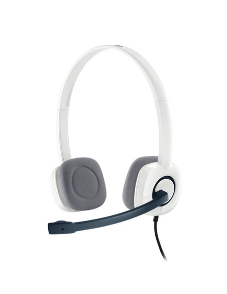 Logitech H150 Auricolare Cablato A Padiglione Ufficio Bianco