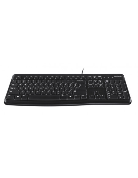 Logitech Keyboard K120 for Business tastiera Ufficio USB QWERTY US International Nero