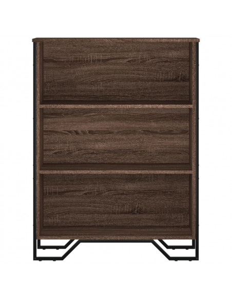 Libreria Rovere Marrone 80x31x106 cm in Legno Multistrato