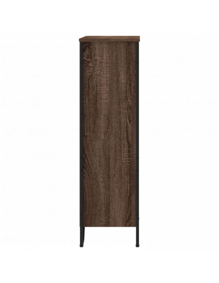 Libreria Rovere Marrone 80x31x106 cm in Legno Multistrato