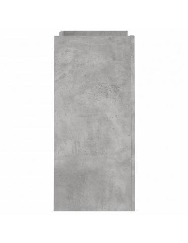 Credenza Grigio Cemento 73,5x35x75 cm in Legno Multistrato