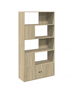 Libreria Rovere Sonoma 100x36x189 cm in Legno Multistrato 2