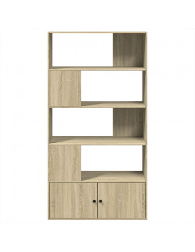 Libreria Rovere Sonoma 100x36x189 cm in Legno Multistrato