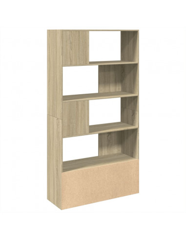 Libreria Rovere Sonoma 100x36x189 cm in Legno Multistrato