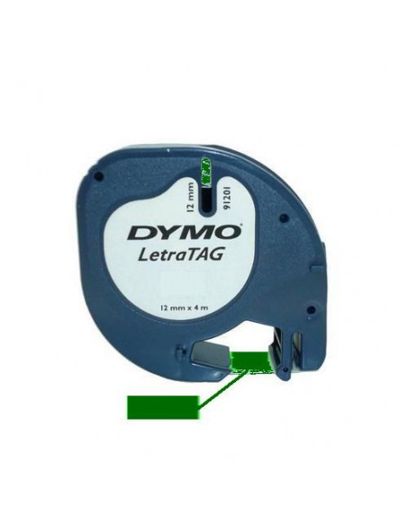 Nastro etichettatrice Dymo S0721640 LETRATAG Verde Verde