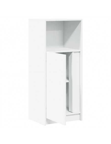 Credenza con LED Bianca 42,5x34x100 cm in Legno Multistrato