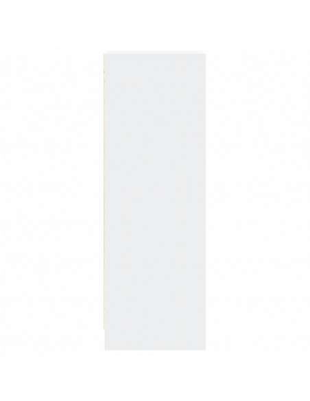 Credenza con LED Bianca 42,5x34x100 cm in Legno Multistrato