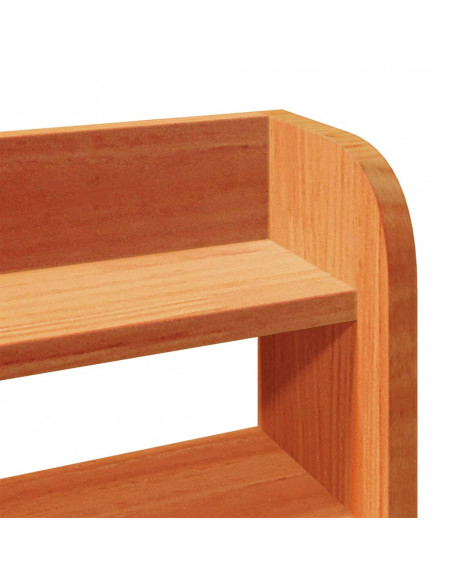 Letto senza Materasso Marrone Cera 120x190 cm in Legno di Pino