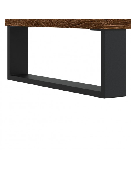 Credenza Rovere Marrone 104x35x70 cm in Legno Multistrato