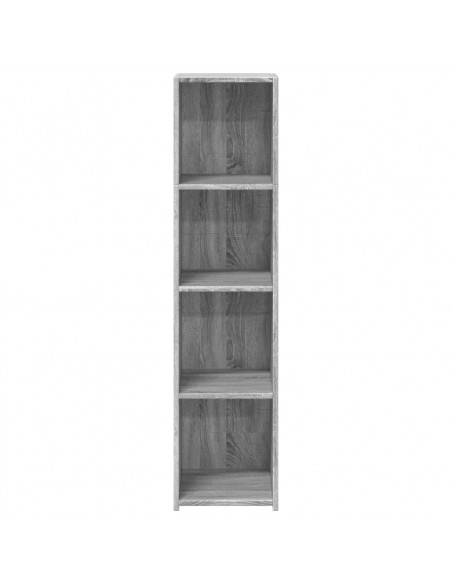 Credenza Grigio Sonoma 30x41x124cm in Legno Multistrato