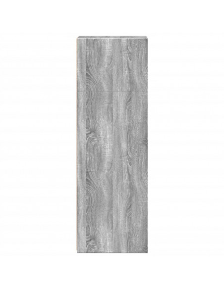 Credenza Grigio Sonoma 30x41x124cm in Legno Multistrato