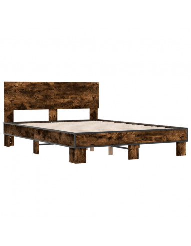 Giroletto Rovere Fumo 140x200 cm in Legno Multistrato Metallo