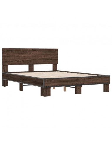 Giroletto Rovere Marrone 120x190cm in Legno Multistrato Metallo