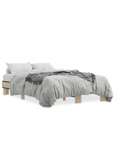 Giroletto Rovere Sonoma 120x200 cm in Legno Multistrato Metallo 2