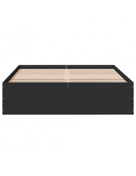 Giroletto Nero 135x190 cm in Legno Multistrato