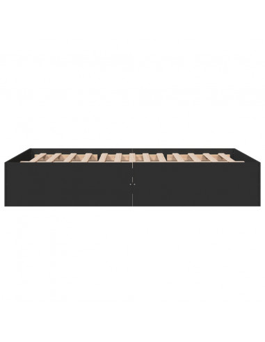 Giroletto Nero 135x190 cm in Legno Multistrato