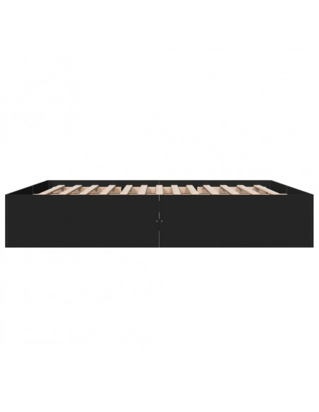 Giroletto Nero 180x200 cm in Legno Multistrato