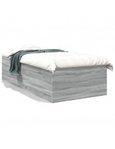 Giroletto Grigio Sonoma 90x190 cm in Legno Multistrato 2