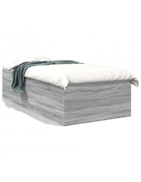 Giroletto Grigio Sonoma 90x190 cm in Legno Multistrato