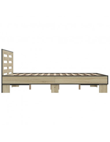 Giroletto Rovere Sonoma 135x190 cm in Legno Multistrato Metallo