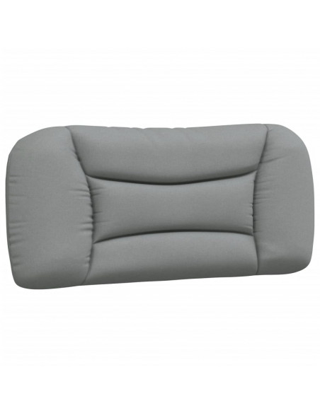 Letto con Materasso Grigio Chiaro 80x200 cm in Tessuto