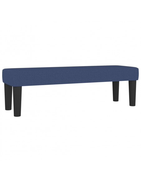 Giroletto a Molle con Materasso Blu 140x190 cm in Tessuto