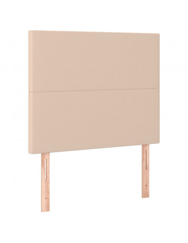 Giroletto a Molle con Materasso Cappuccino 100x200cm Similpelle