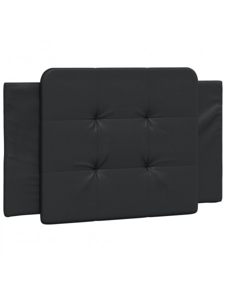 Giroletto con Luci LED Nero 90x200 cm in Similpelle
