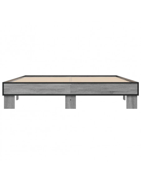 Giroletto Grigio Sonoma 150x200 cm in Legno Multistrato Metallo