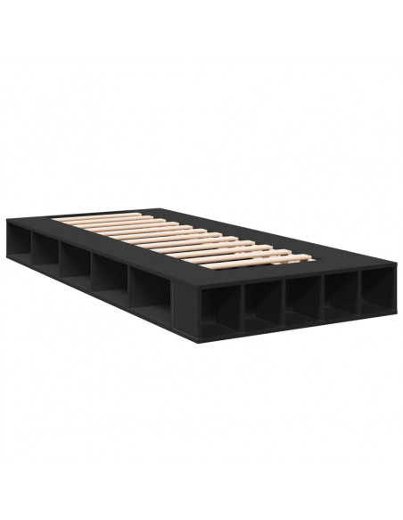 Giroletto Nero 90x190 cm in Legno Multistrato