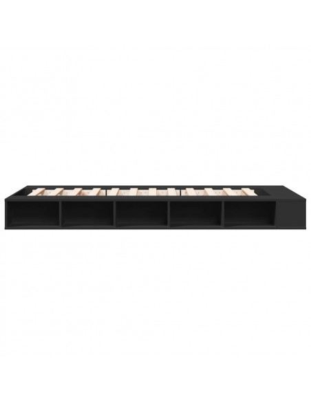 Giroletto Nero 90x190 cm in Legno Multistrato
