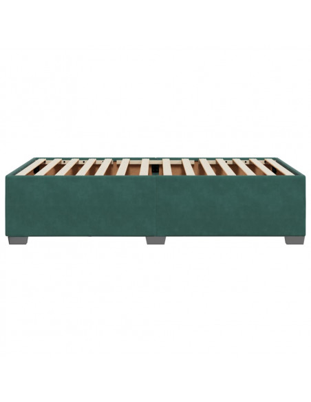 Giroletto Verde Scuro 90x190 cm in Velluto
