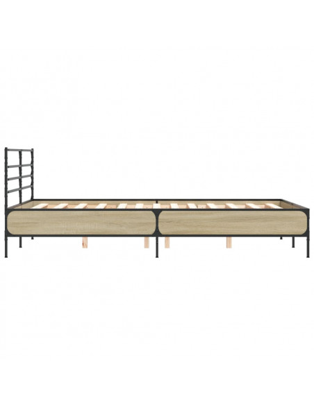 Giroletto Rovere Sonoma 140x200 cm in Legno Multistrato Metallo