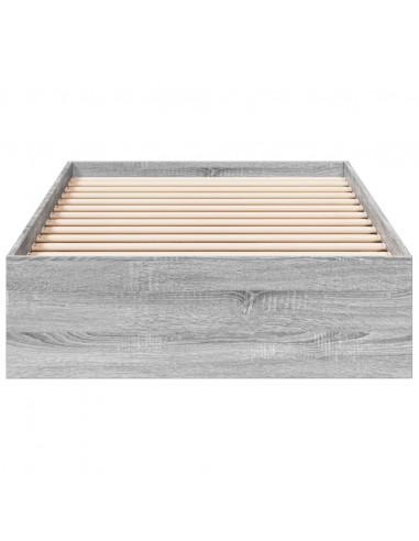 Giroletto Cassetti Grigio Sonoma 75x190 cm Legno Multistrato