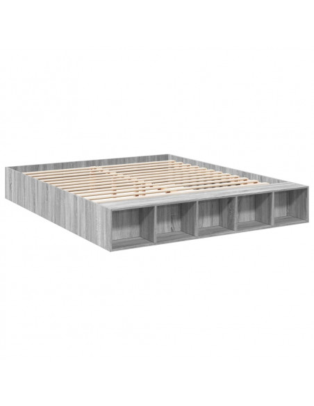Giroletto Grigio Sonoma 180x200 cm in Legno Multistrato