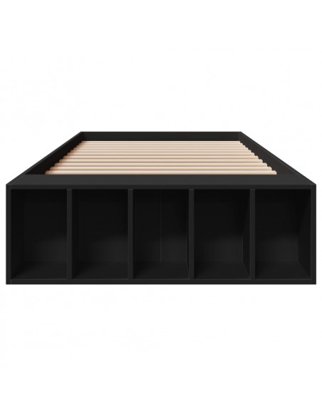 Giroletto Nero 90x190 cm in Legno Multistrato