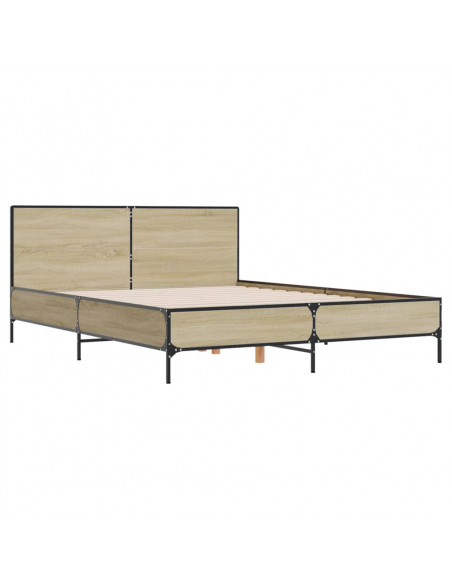 Giroletto Rovere Sonoma 150x200 cm in Legno Multistrato Metallo