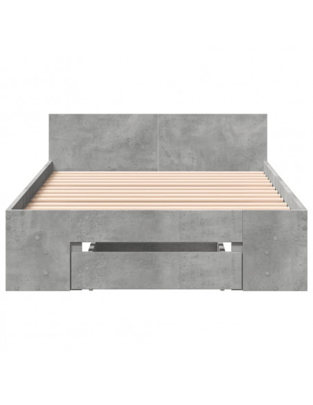 Giroletto Cassetto Grigio Cemento 100x200 cm Legno Multistrato