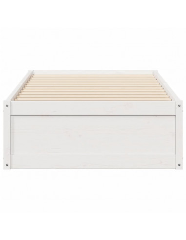 Giroletto Bianco 90x200 cm in Legno Massello di Pino