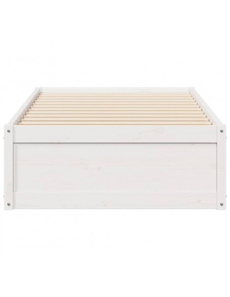 Giroletto Bianco 75x190 cm in Legno Massello di Pino