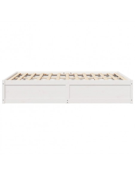Giroletto Bianco 140x190 cm in Legno Massello di Pino
