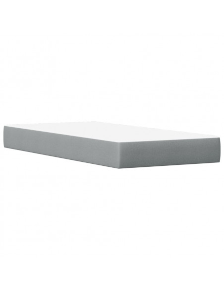 Letto Cassetti e Materasso Marrone Cera 90x190cm Massello Pino