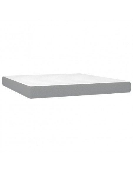 Letto con Materasso 160x200 cm in Legno Massello di Pino