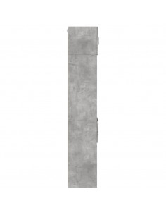 Mobile Sottile Grigio Cemento 45x42,5x225 cm in Truciolato 2