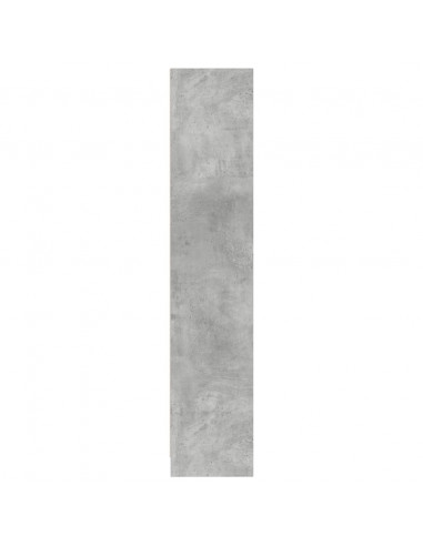 Libreria Grigio Cemento 57x28,5x107,5 cm in Legno Multistrato