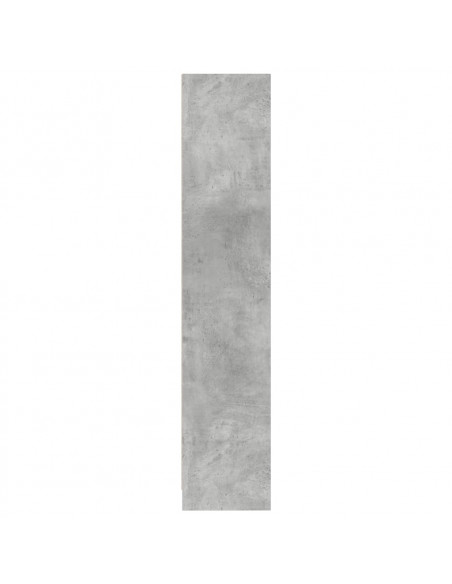 Libreria Grigio Cemento 57x28,5x107,5 cm in Legno Multistrato
