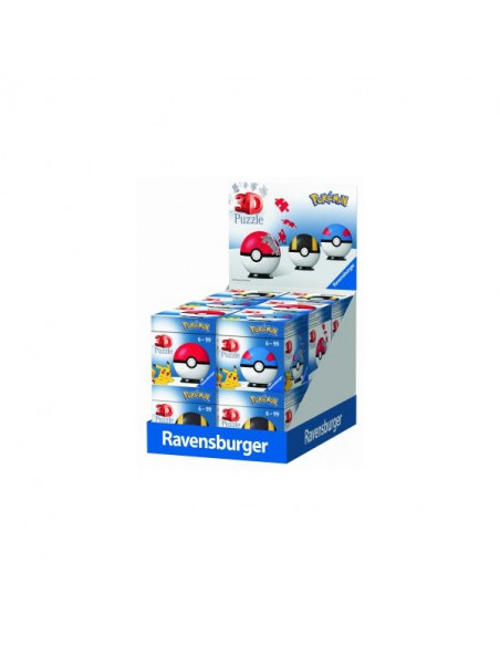 Ravensburger Pokemon Pokeballs Puzzle 3D Cartoni